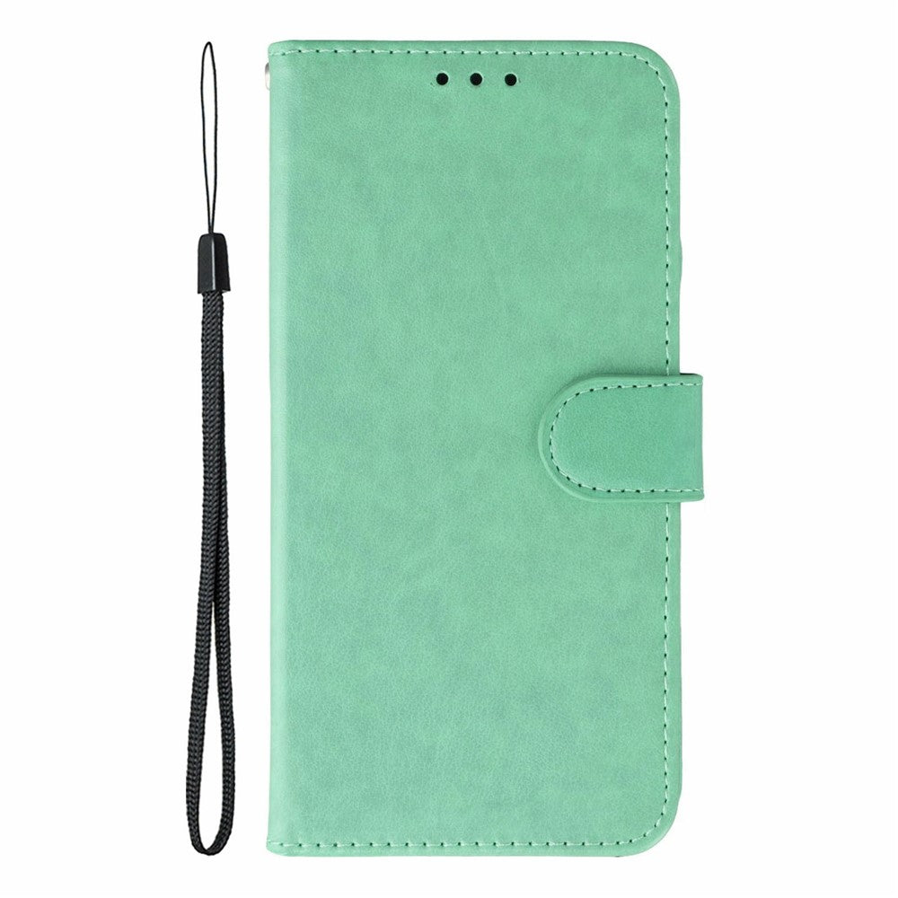 For Xiaomi Poco M8 Pro 5G / Redmi Note 15 Pro+ 5G (Global) Case PU Leather Flip Wallet Phone Cover with Strap - Green