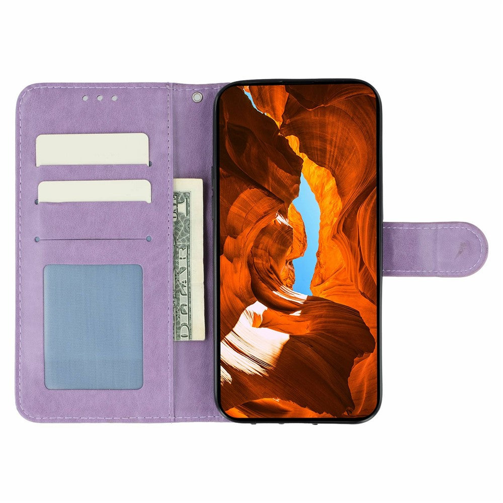 For Xiaomi Poco M8 Pro 5G / Redmi Note 15 Pro+ 5G (Global) Case PU Leather Flip Wallet Phone Cover with Strap - Purple