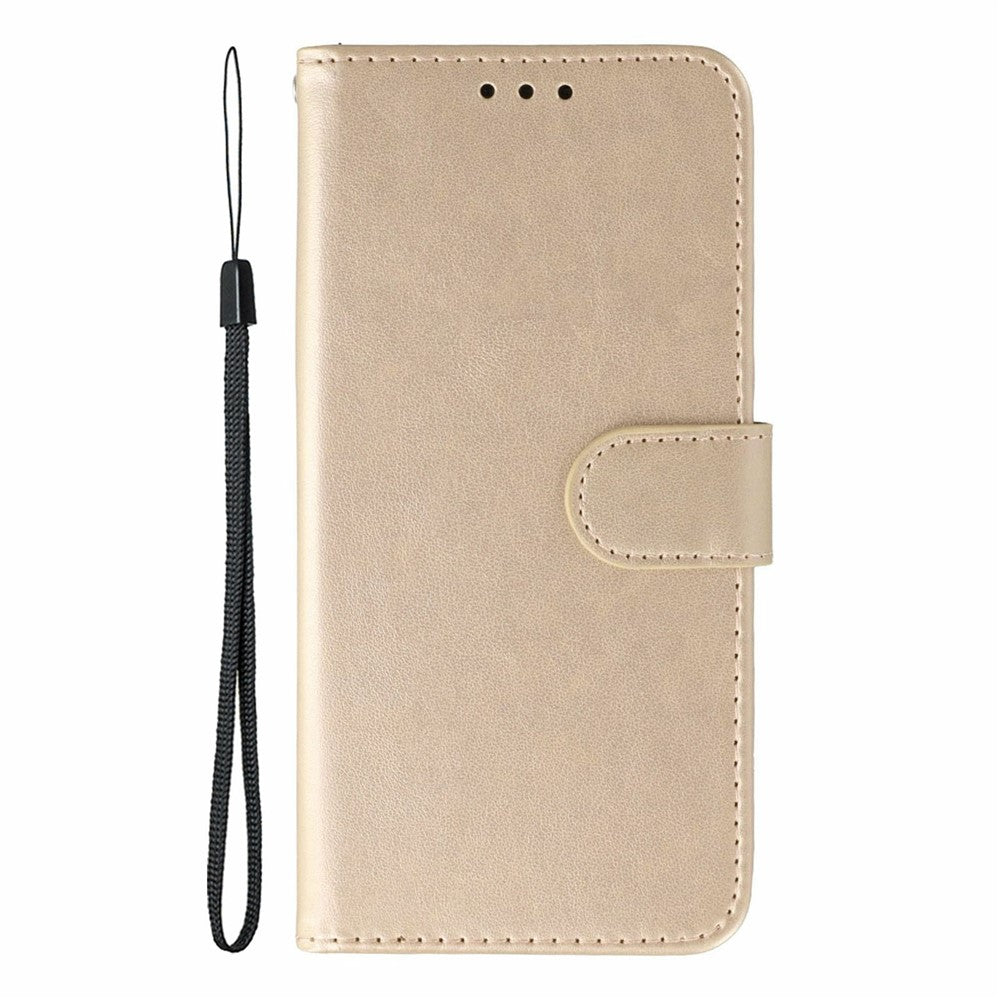 For Xiaomi Redmi Note 15 Pro 5G (Global) Case PU Leather Flip Wallet Phone Cover with Strap - Rose Gold