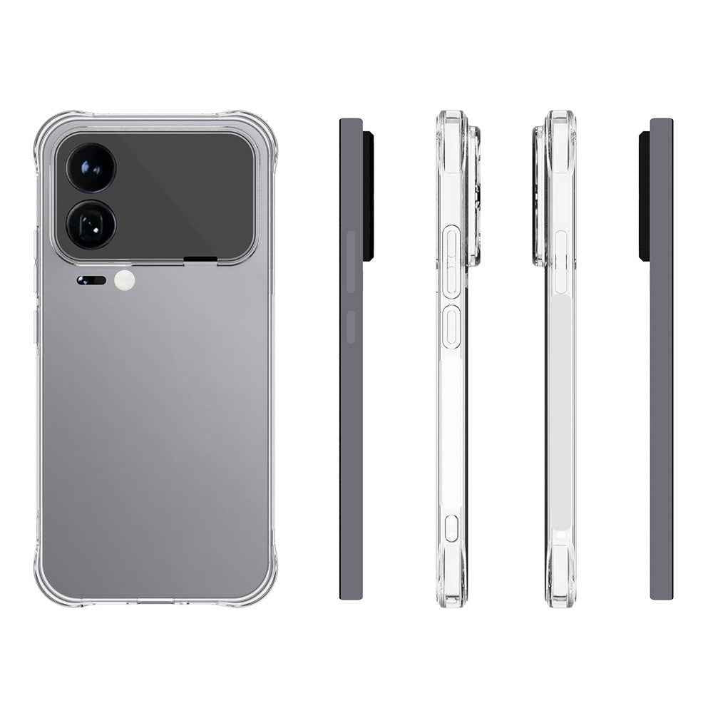 For Xiaomi 17 Pro TPU Phone Case Non Slip Transparent Mobile Phone Cover