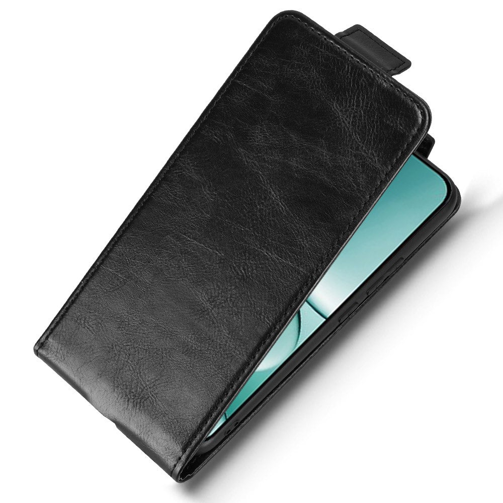 For Xiaomi Poco M8 Pro 5G / Redmi Note 15 Pro+ 5G (Global) Stand Case Magnetic Clasp Vertical Flip Leather Phone Cover with Card Holder - Black