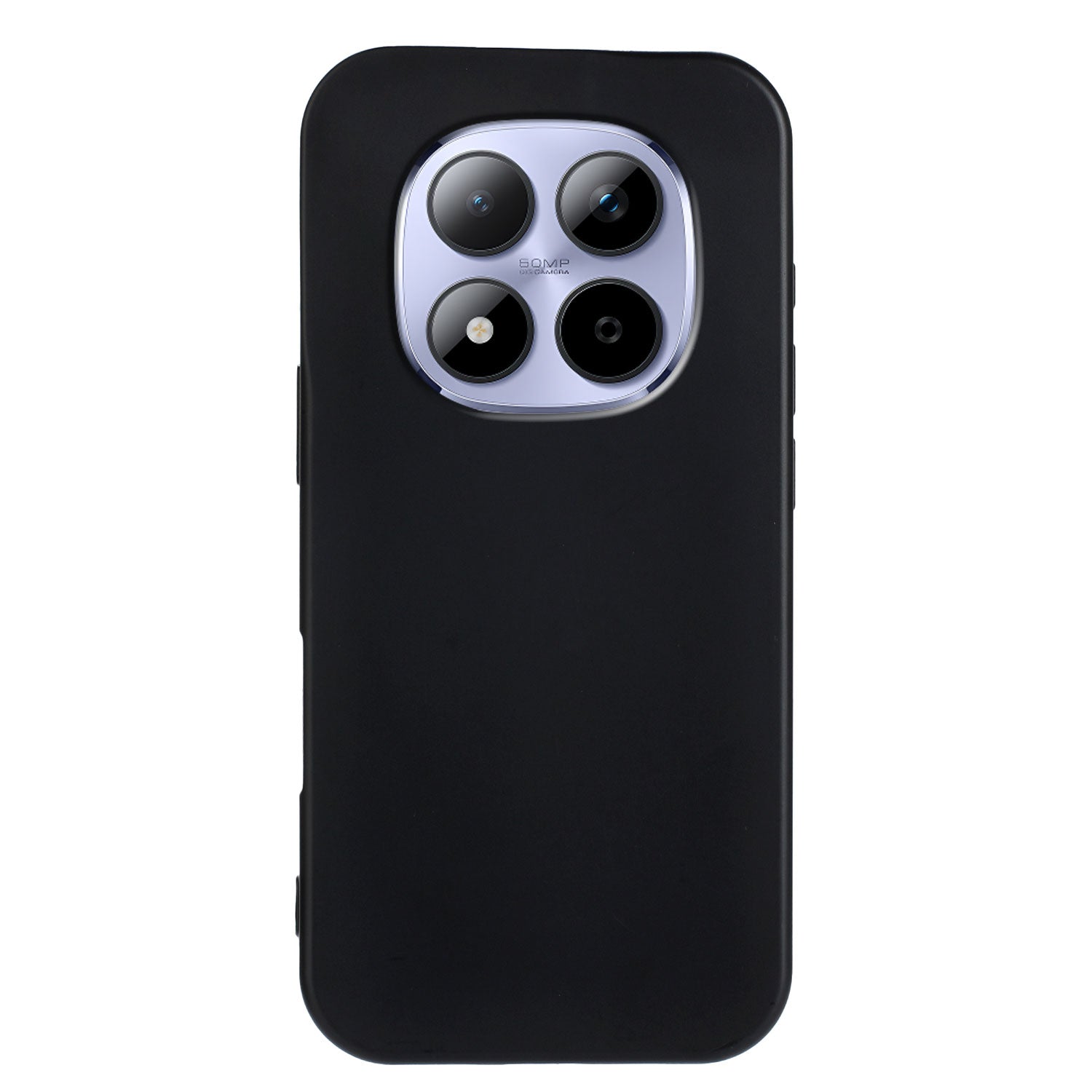 For Xiaomi Redmi Note 15 Pro 5G (Global) TPU Case Soft Matte Anti-fingerprint Phone Back Cover - Black
