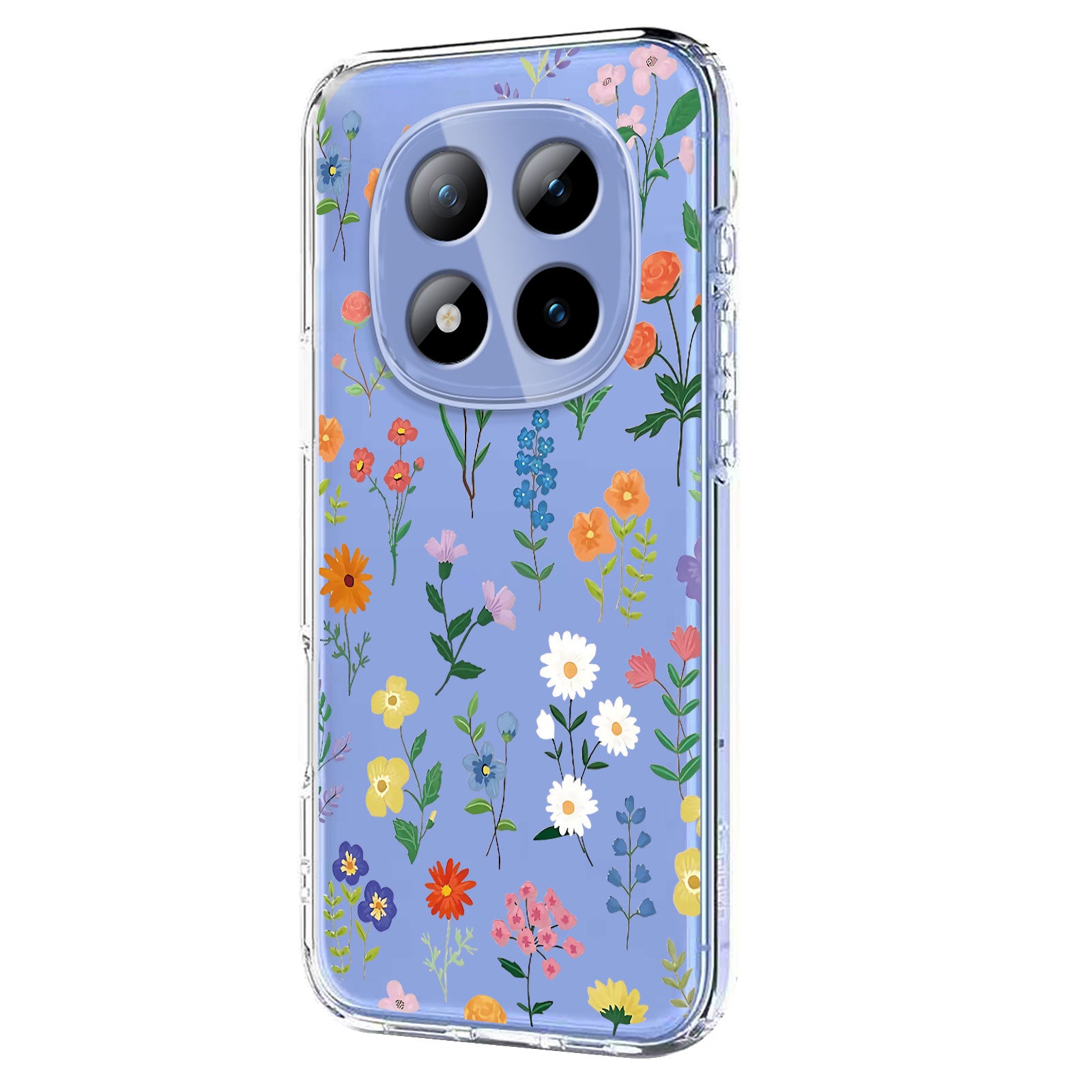 For Xiaomi Poco M8 Pro 5G / Redmi Note 15 Pro+ 5G (Global) Case Butterfly Floral Pattern Printing TPU Phone Back Cover - Daisies