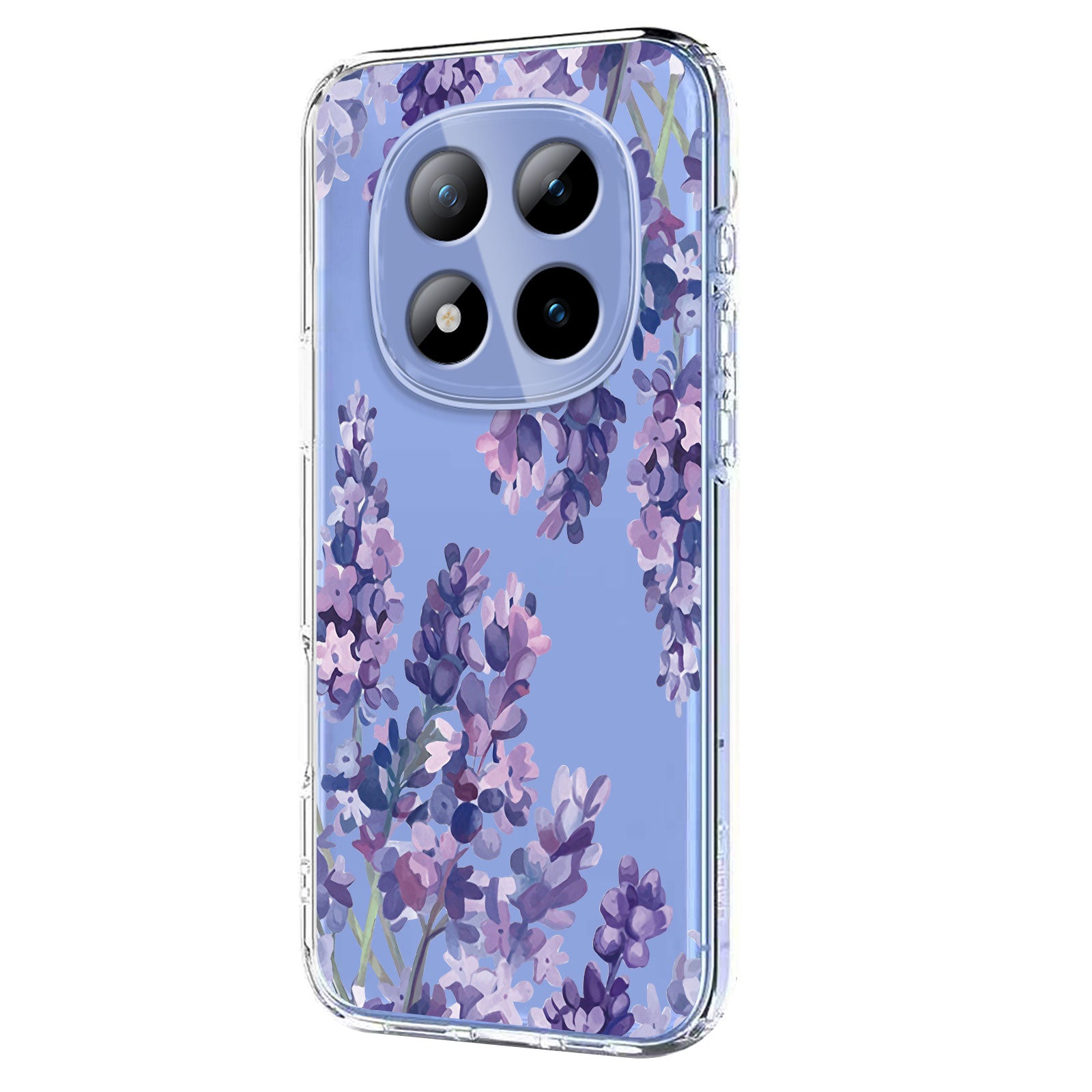 For Xiaomi Poco M8 Pro 5G / Redmi Note 15 Pro+ 5G (Global) Case Butterfly Floral Pattern Printing TPU Phone Back Cover - Wisteria
