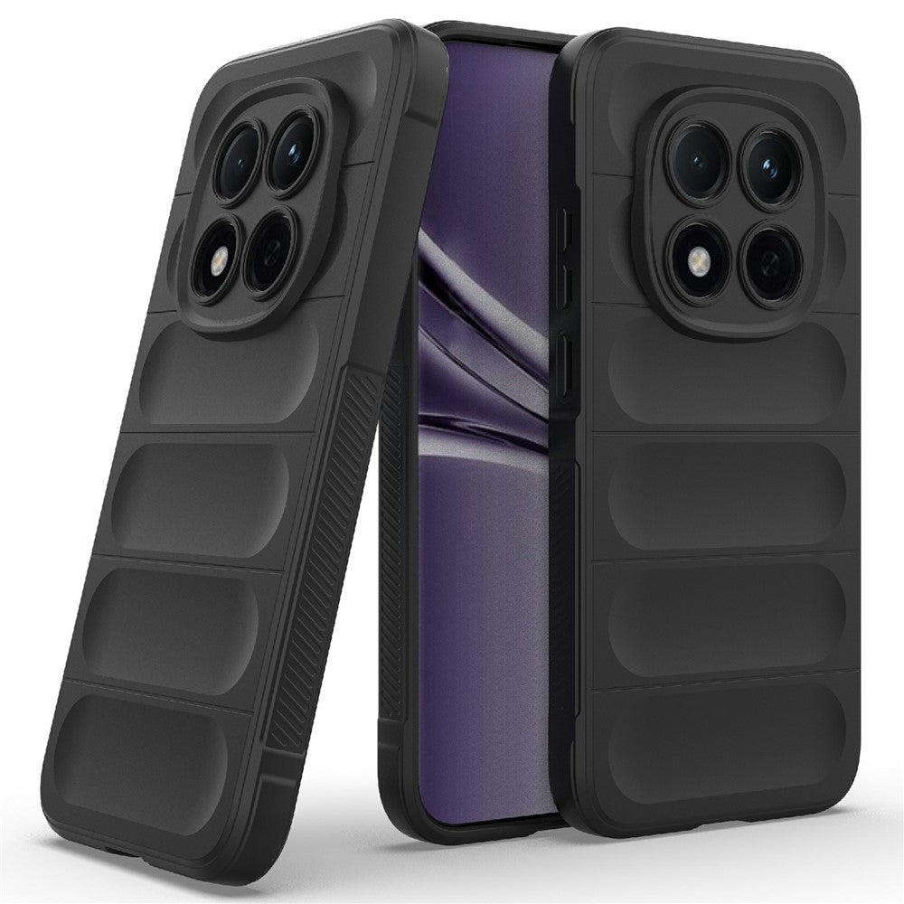 For Xiaomi Redmi Note 15 Pro 5G (Global) Case Anti-Drop Soft TPU Rugged Phone Back Cover - Black