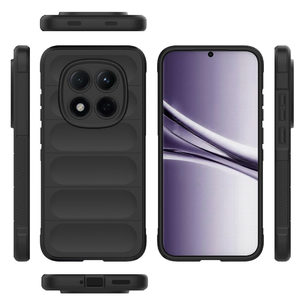 For Xiaomi Redmi Note 15 Pro 5G (Global) Case Anti-Drop Soft TPU Rugged Phone Back Cover - Black