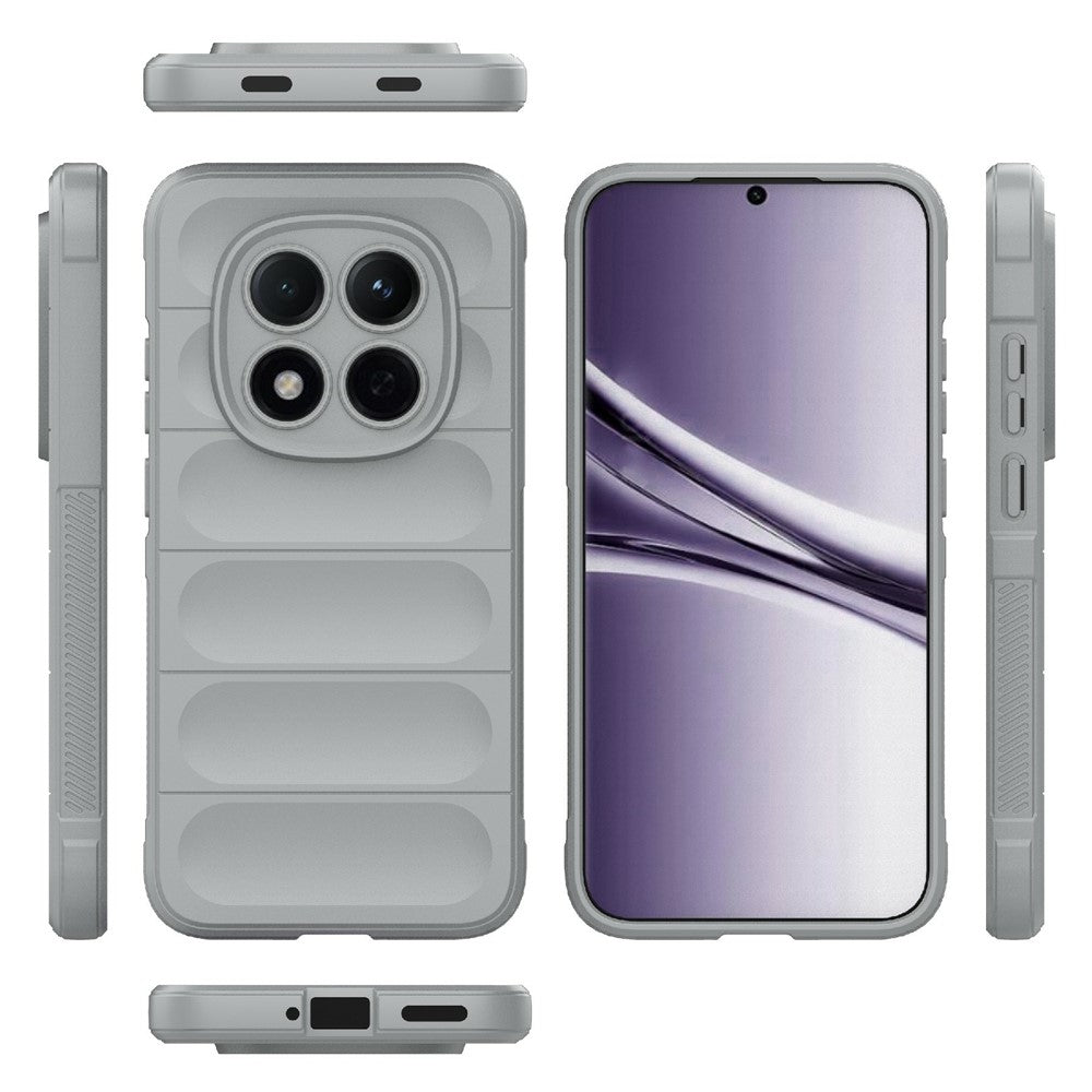 For Xiaomi Redmi Note 15 Pro 5G (Global) Case Anti-Drop Soft TPU Rugged Phone Back Cover - Light Grey