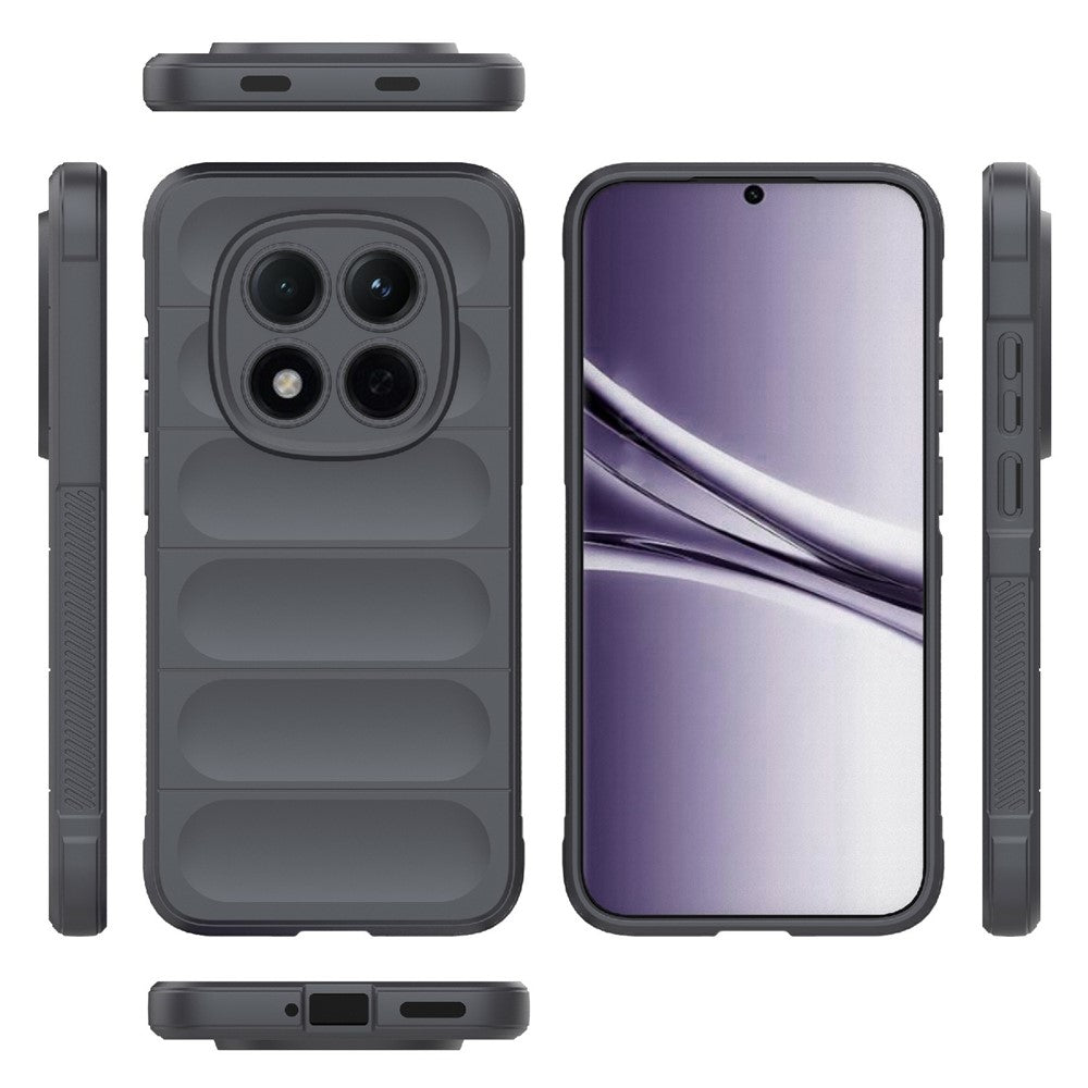 For Xiaomi Redmi Note 15 Pro 5G (Global) Case Anti-Drop Soft TPU Rugged Phone Back Cover - Dark Grey