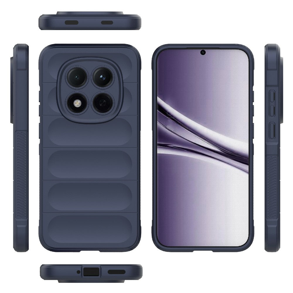 For Xiaomi Redmi Note 15 Pro 5G (Global) Case Anti-Drop Soft TPU Rugged Phone Back Cover - Dark Blue