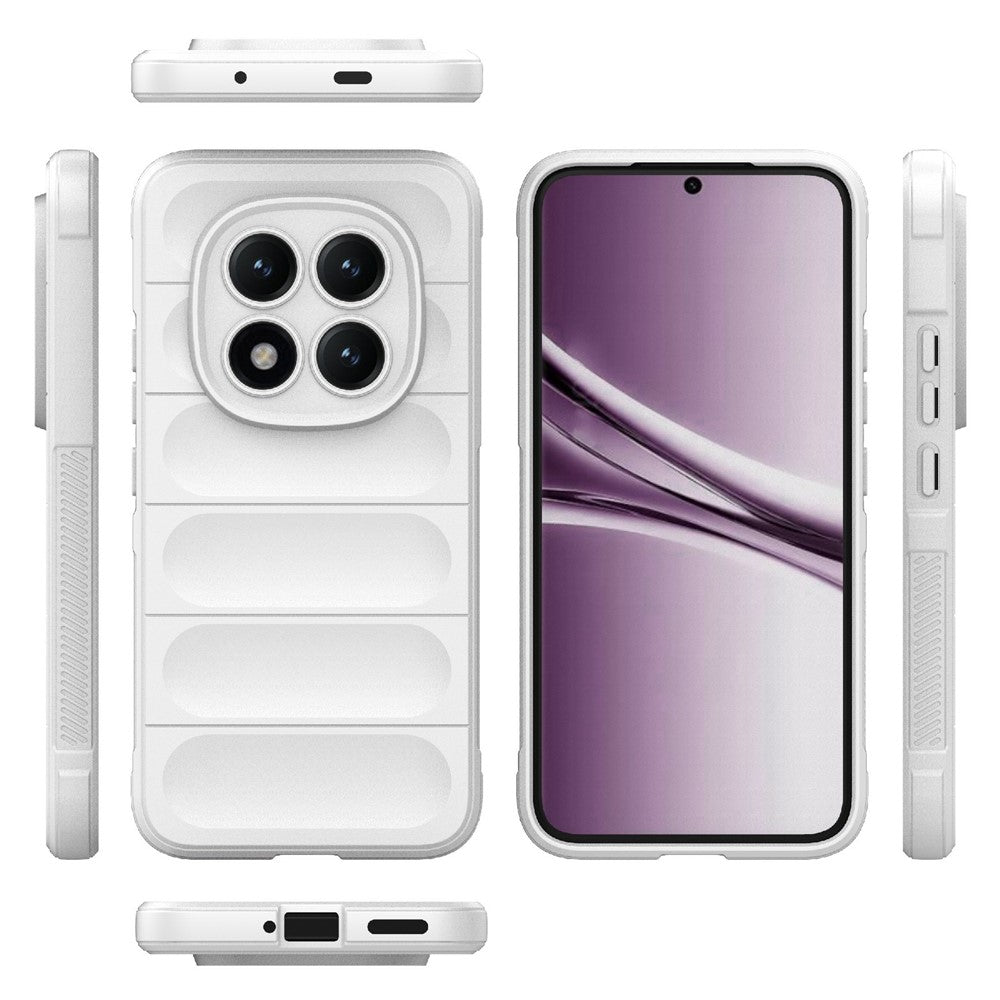 For Xiaomi Poco M8 Pro 5G / Redmi Note 15 Pro+ 5G (Global) Case Anti-Drop Soft TPU Rugged Phone Back Cover - White