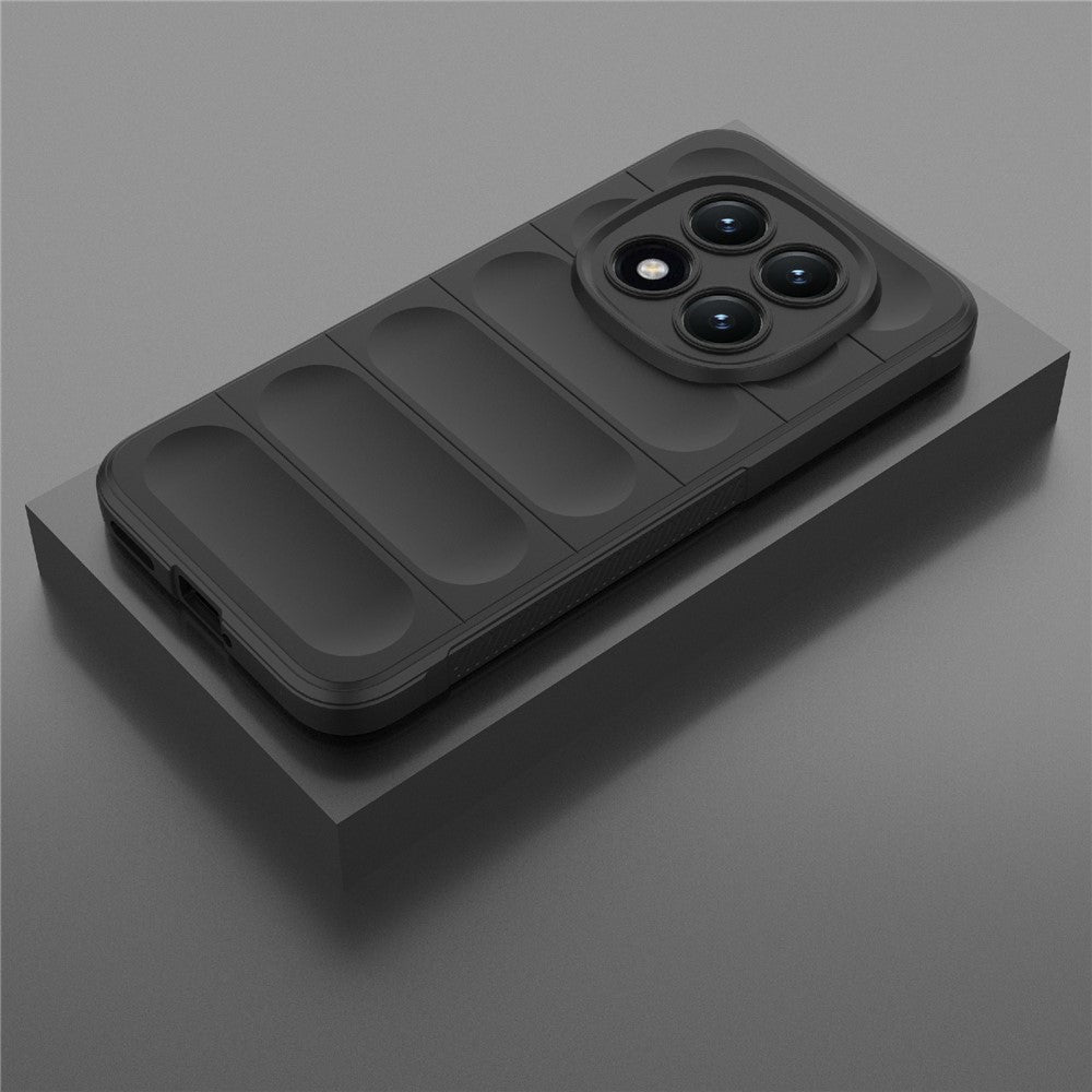 For Xiaomi Poco M8 Pro 5G / Redmi Note 15 Pro+ 5G (Global) Case Anti-Drop Soft TPU Rugged Phone Back Cover - Black