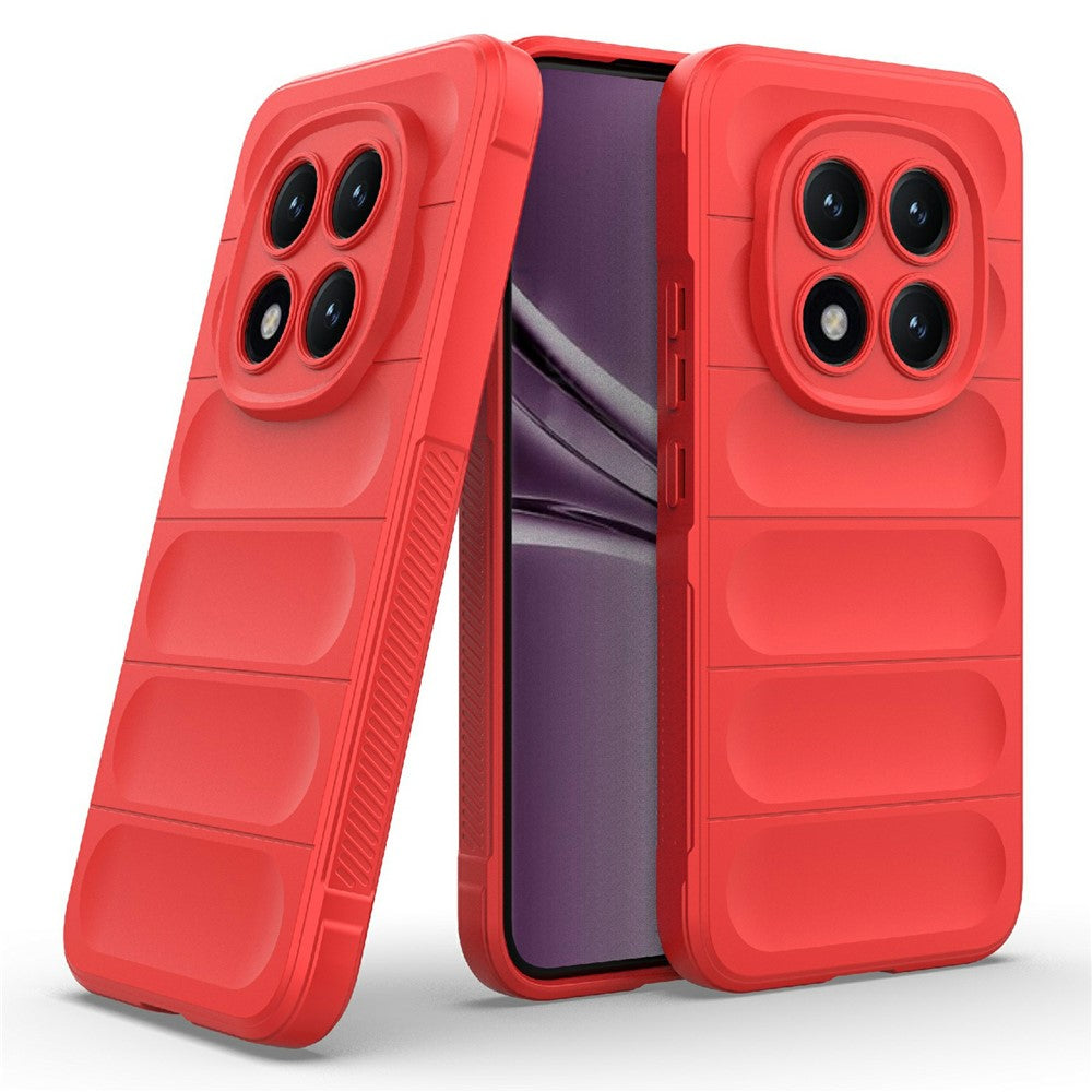 For Xiaomi Poco M8 Pro 5G / Redmi Note 15 Pro+ 5G (Global) Case Anti-Drop Soft TPU Rugged Phone Back Cover - Red