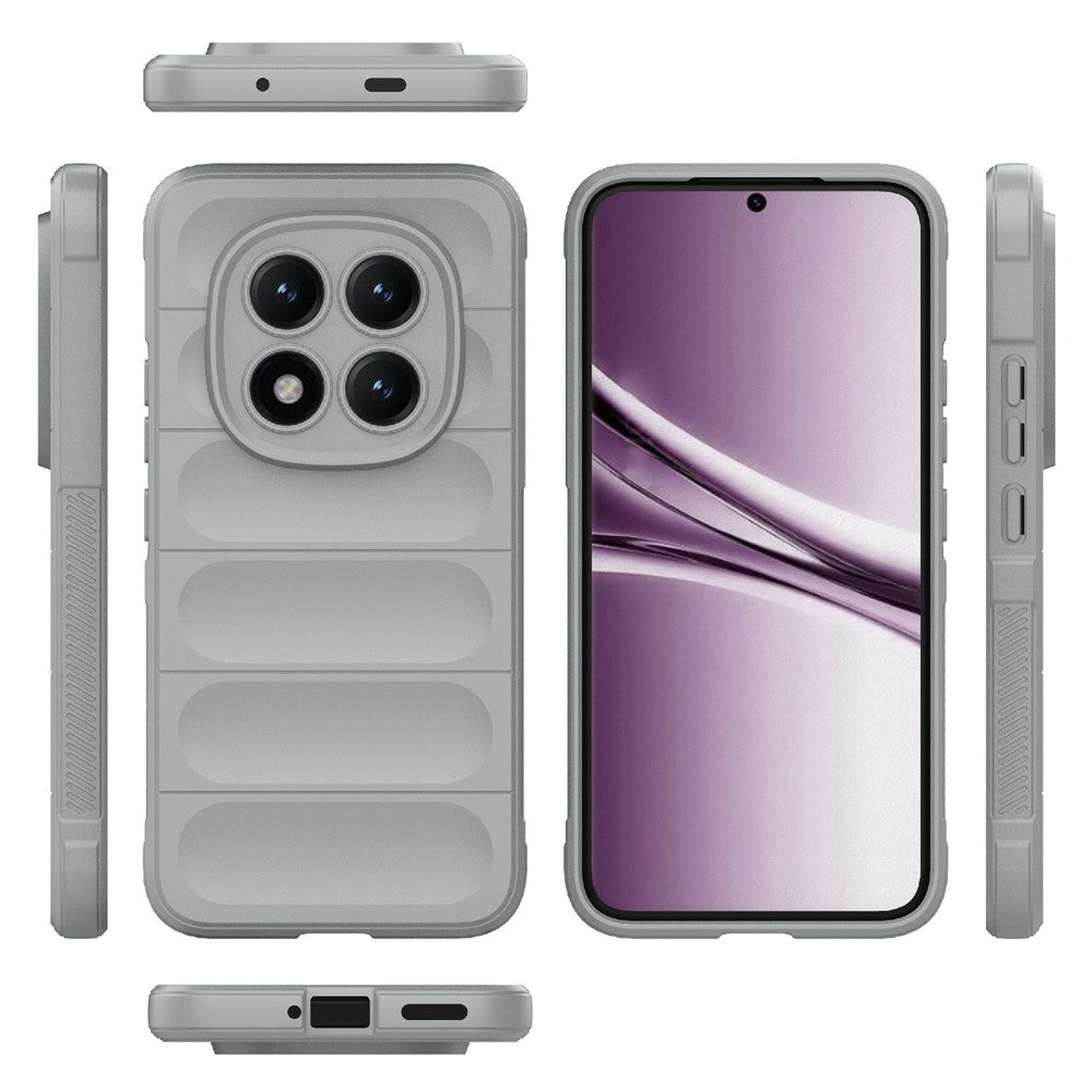 For Xiaomi Poco M8 Pro 5G / Redmi Note 15 Pro+ 5G (Global) Case Anti-Drop Soft TPU Rugged Phone Back Cover - Light Grey