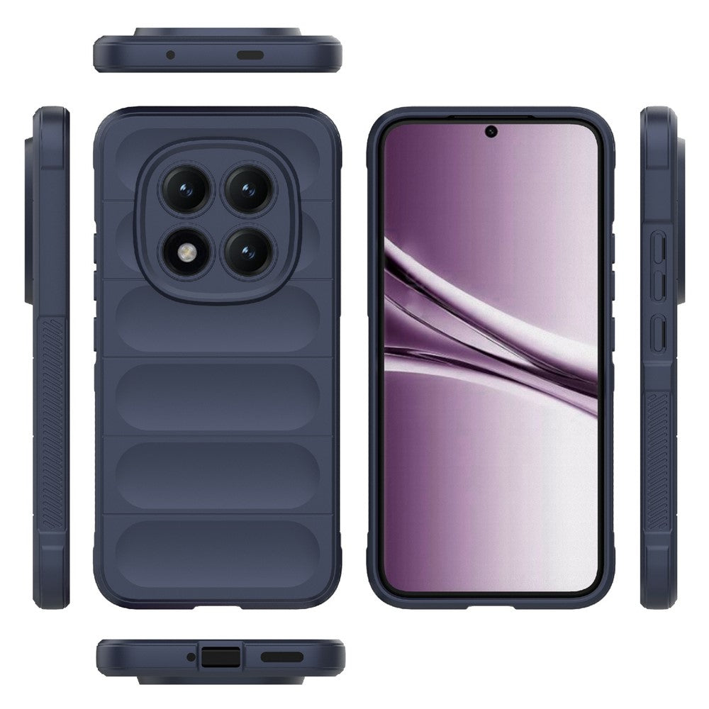 For Xiaomi Poco M8 Pro 5G / Redmi Note 15 Pro+ 5G (Global) Case Anti-Drop Soft TPU Rugged Phone Back Cover - Dark Blue