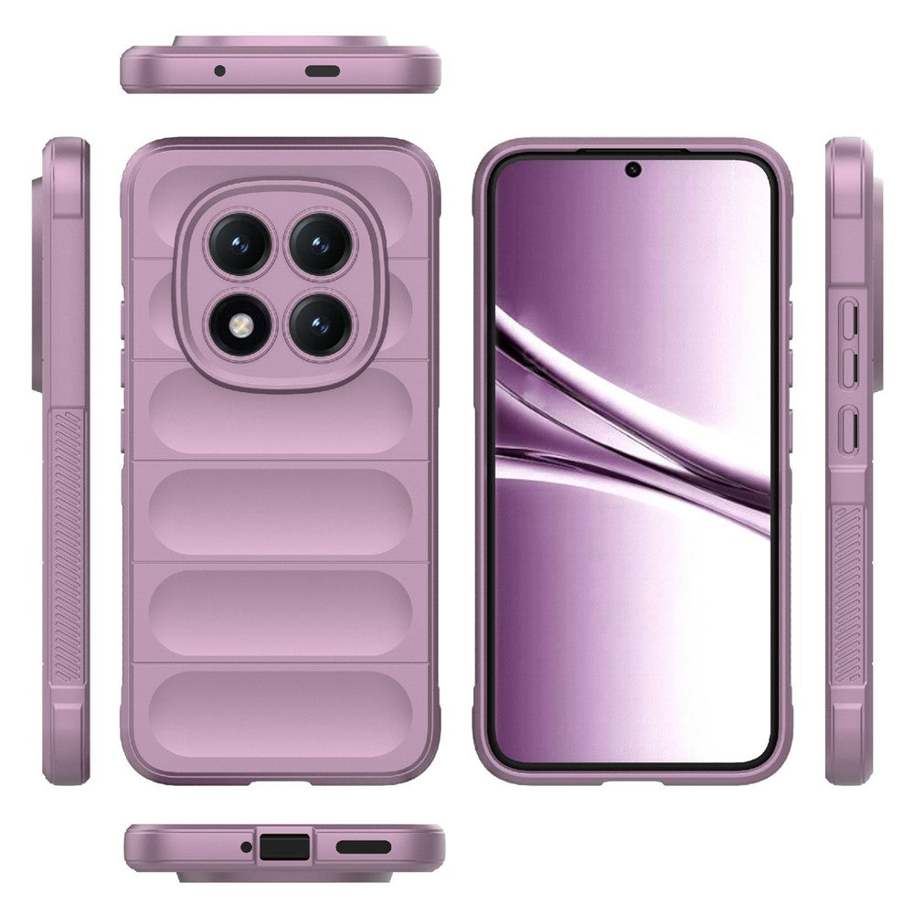 For Xiaomi Poco M8 Pro 5G / Redmi Note 15 Pro+ 5G (Global) Case Anti-Drop Soft TPU Rugged Phone Back Cover - Light Purple