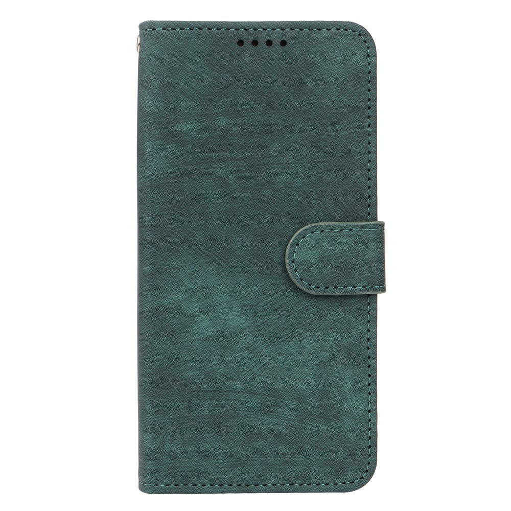For Xiaomi Poco M8 Pro 5G / Redmi Note 15 Pro+ 5G (Global) Case Flip Wallet Striped Texture Leather Phone Cover - Green