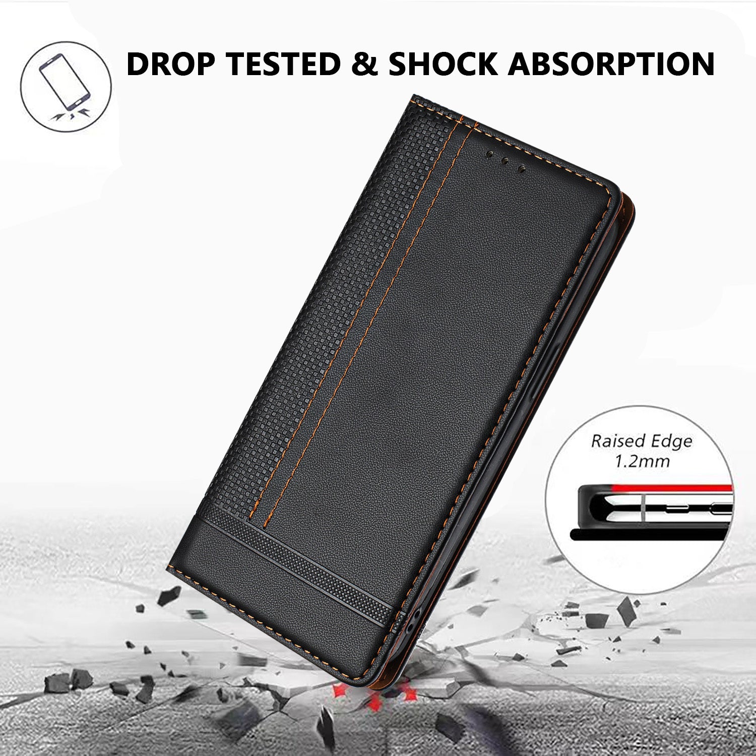 For Xiaomi Poco M8 Pro 5G / Redmi Note 15 Pro+ 5G (Global) Case L-Shaped Grid Pattern Leather Stand Phone Cover with Card Slots - Black