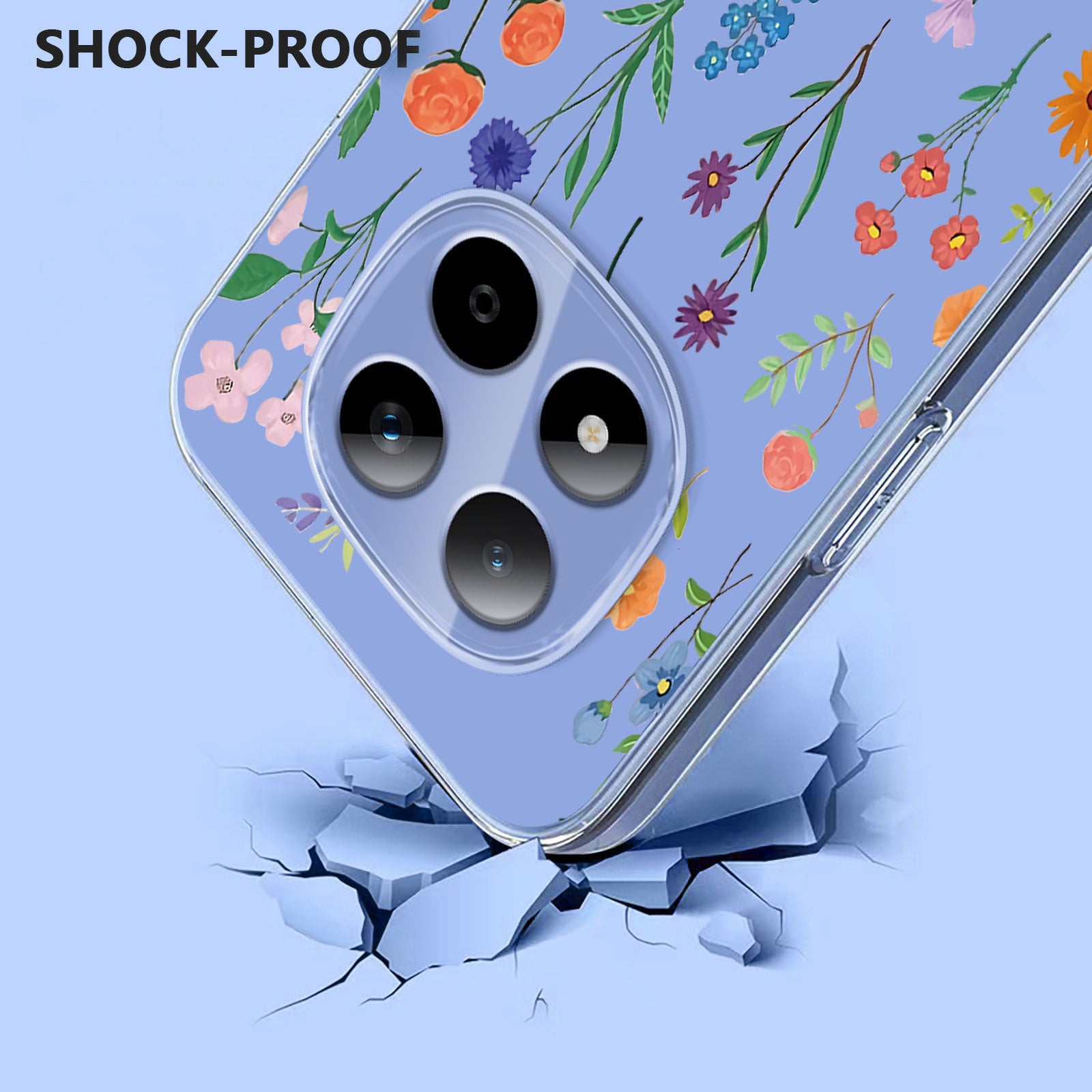 For Xiaomi Redmi Note 15 Pro 5G (Global) Case Butterfly Floral Pattern Printing TPU Phone Back Cover - Daisies