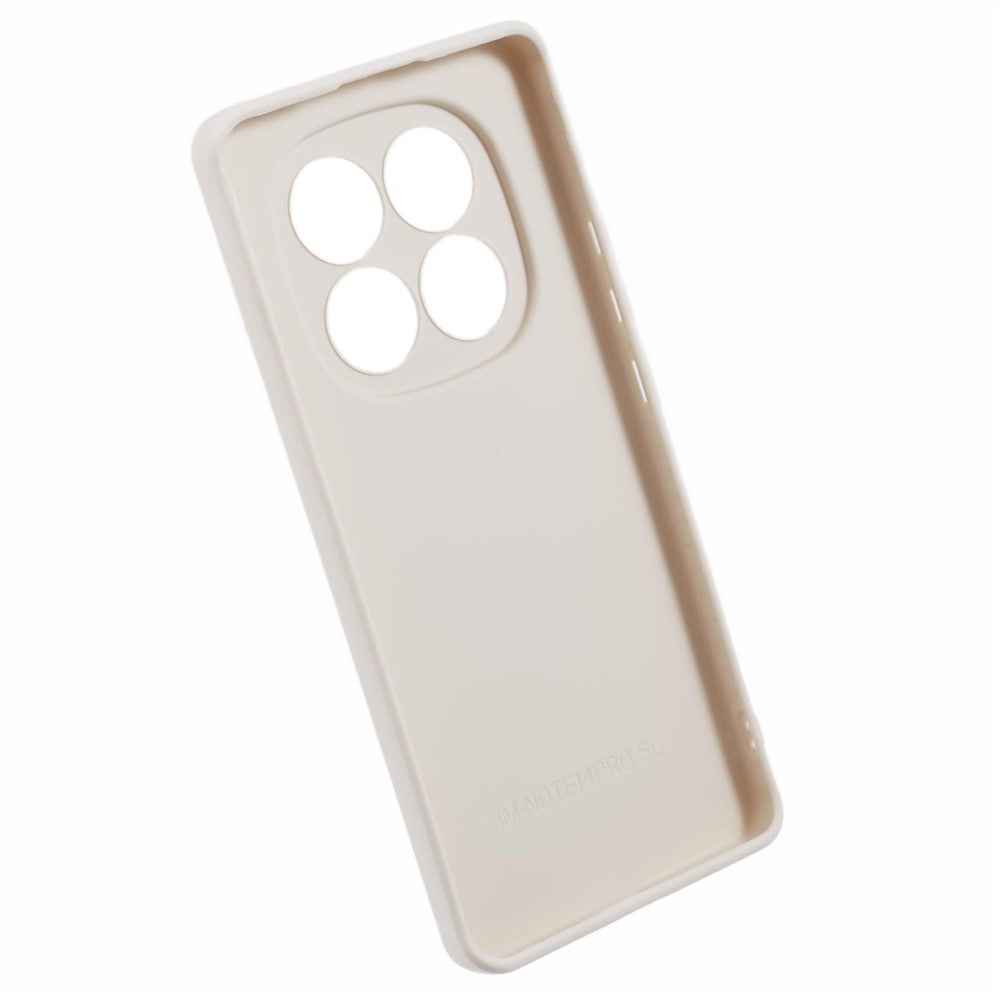 For Xiaomi Redmi Note 15 Pro 5G (Global) Case Precise Cutouts Straight Edge TPU Shockproof Phone Cover - White