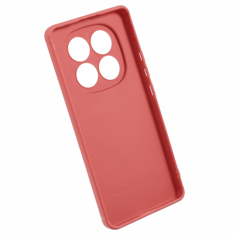 For Xiaomi Redmi Note 15 Pro 5G (Global) Case Precise Cutouts Straight Edge TPU Shockproof Phone Cover - Hawthorn Red