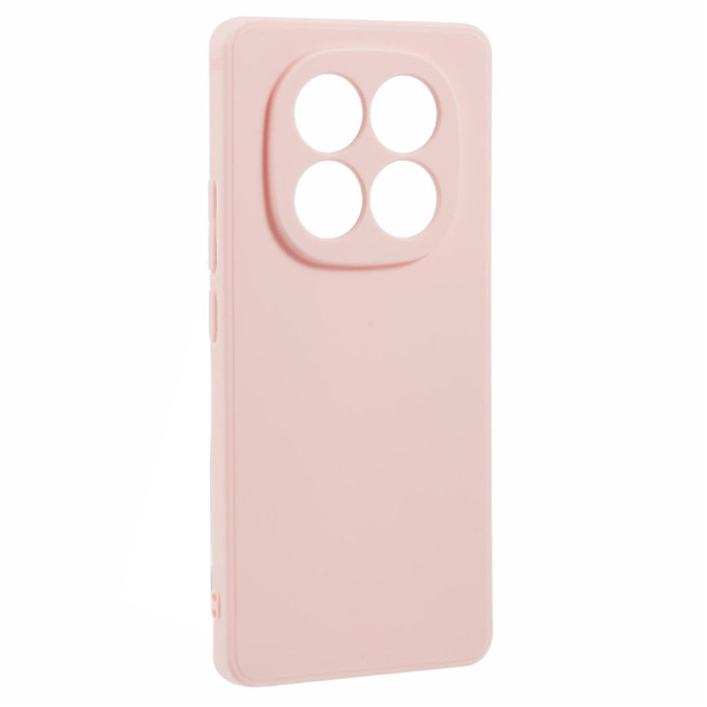 For Xiaomi Poco M8 Pro 5G / Redmi Note 15 Pro+ 5G (Global) Case Precise Cutouts Straight Edge TPU Shockproof Phone Cover - Pink