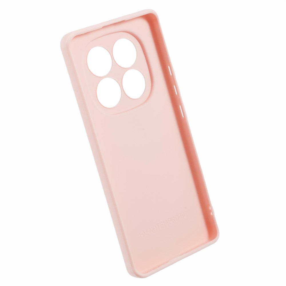 For Xiaomi Poco M8 Pro 5G / Redmi Note 15 Pro+ 5G (Global) Case Precise Cutouts Straight Edge TPU Shockproof Phone Cover - Pink