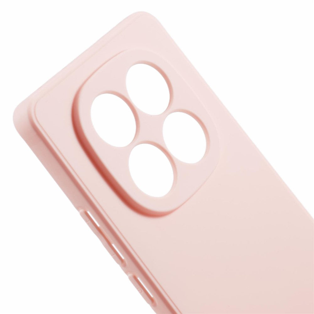 For Xiaomi Poco M8 Pro 5G / Redmi Note 15 Pro+ 5G (Global) Case Precise Cutouts Straight Edge TPU Shockproof Phone Cover - Pink