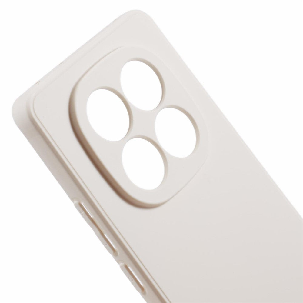 For Xiaomi Poco M8 Pro 5G / Redmi Note 15 Pro+ 5G (Global) Case Precise Cutouts Straight Edge TPU Shockproof Phone Cover - White