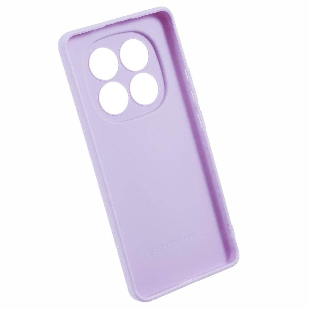 For Xiaomi Poco M8 Pro 5G / Redmi Note 15 Pro+ 5G (Global) Case Precise Cutouts Straight Edge TPU Shockproof Phone Cover - Purple