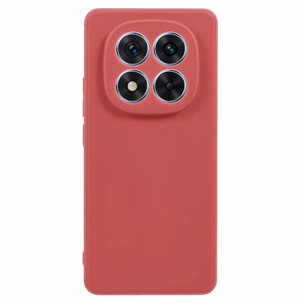 For Xiaomi Poco M8 Pro 5G / Redmi Note 15 Pro+ 5G (Global) Case Precise Cutouts Straight Edge TPU Shockproof Phone Cover - Hawthorn Red
