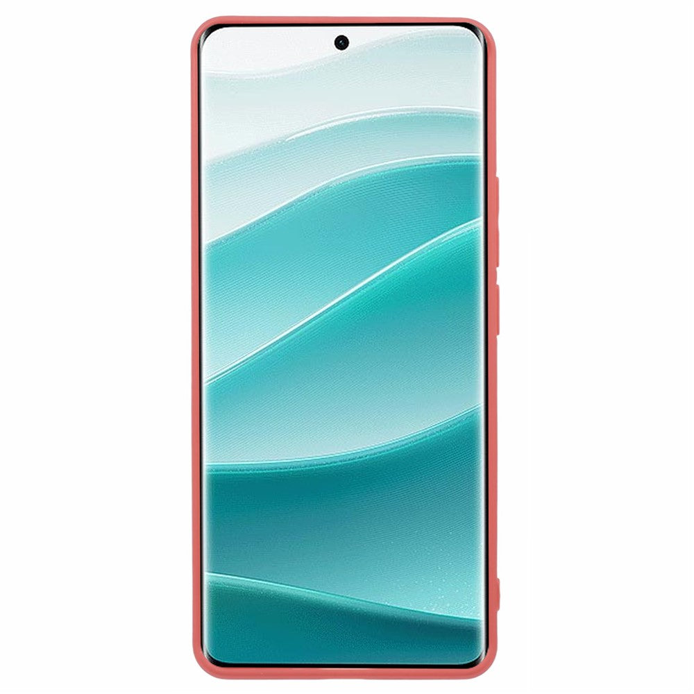 For Xiaomi Poco M8 Pro 5G / Redmi Note 15 Pro+ 5G (Global) Case Precise Cutouts Straight Edge TPU Shockproof Phone Cover - Hawthorn Red