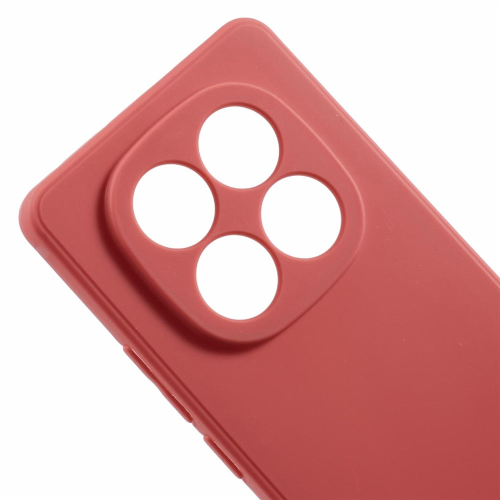 For Xiaomi Poco M8 Pro 5G / Redmi Note 15 Pro+ 5G (Global) Case Precise Cutouts Straight Edge TPU Shockproof Phone Cover - Hawthorn Red