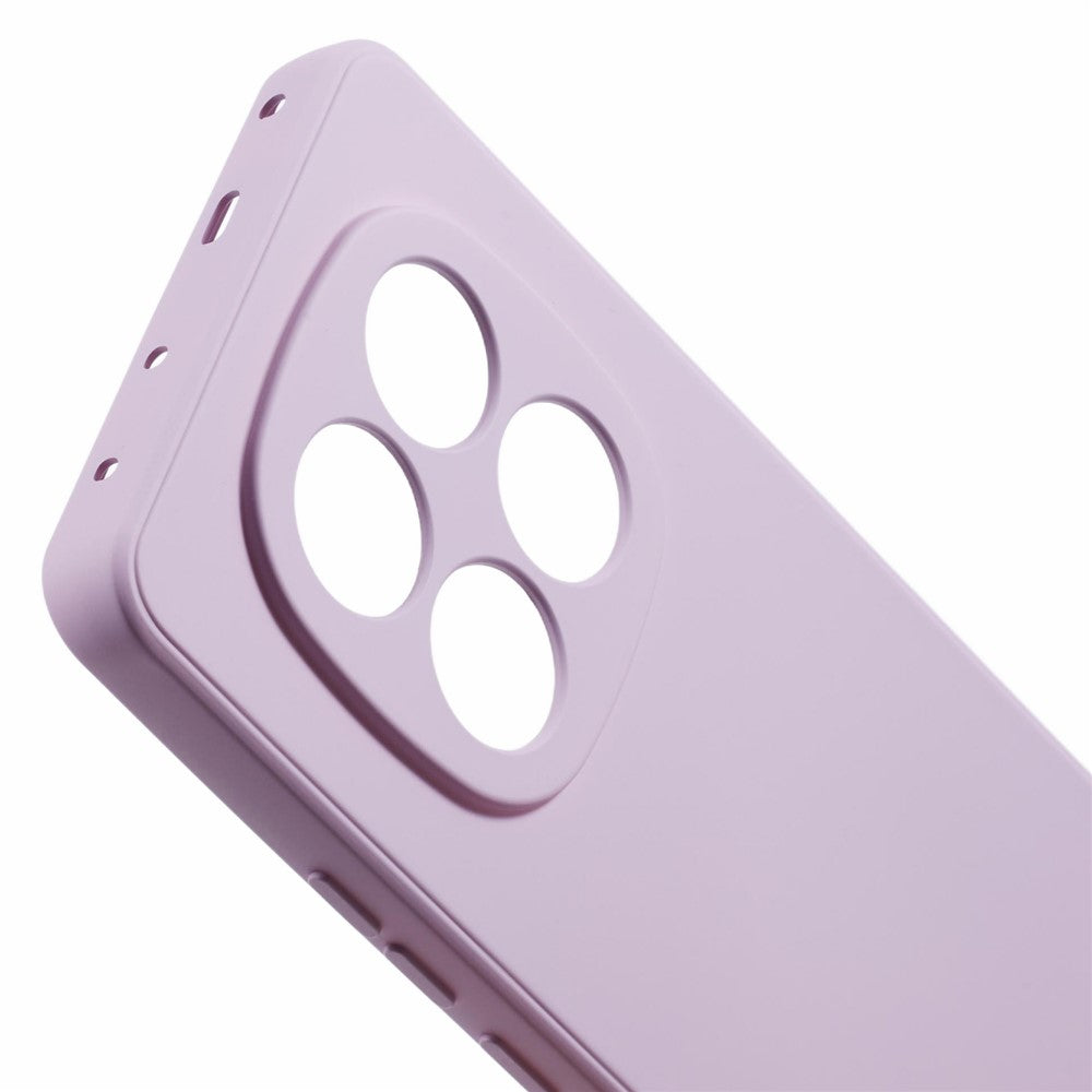 For Xiaomi Poco M8 5G / Redmi Note 15 5G (Global) Case TPU Back Soft Anti-Scratch Fiber Lining Phone Cover - Purple