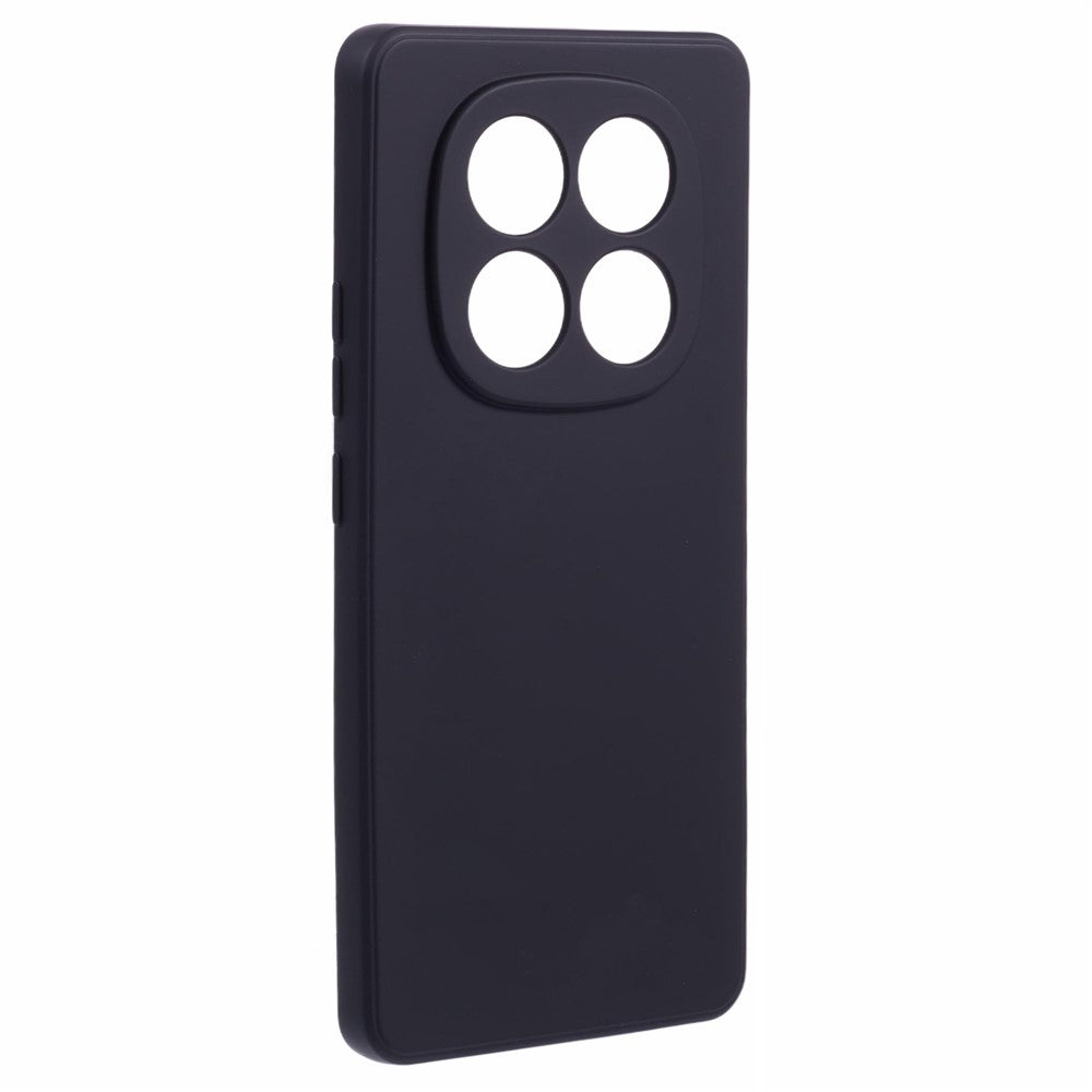 For Xiaomi Poco M8 5G / Redmi Note 15 5G (Global) Case TPU Back Soft Anti-Scratch Fiber Lining Phone Cover - Black