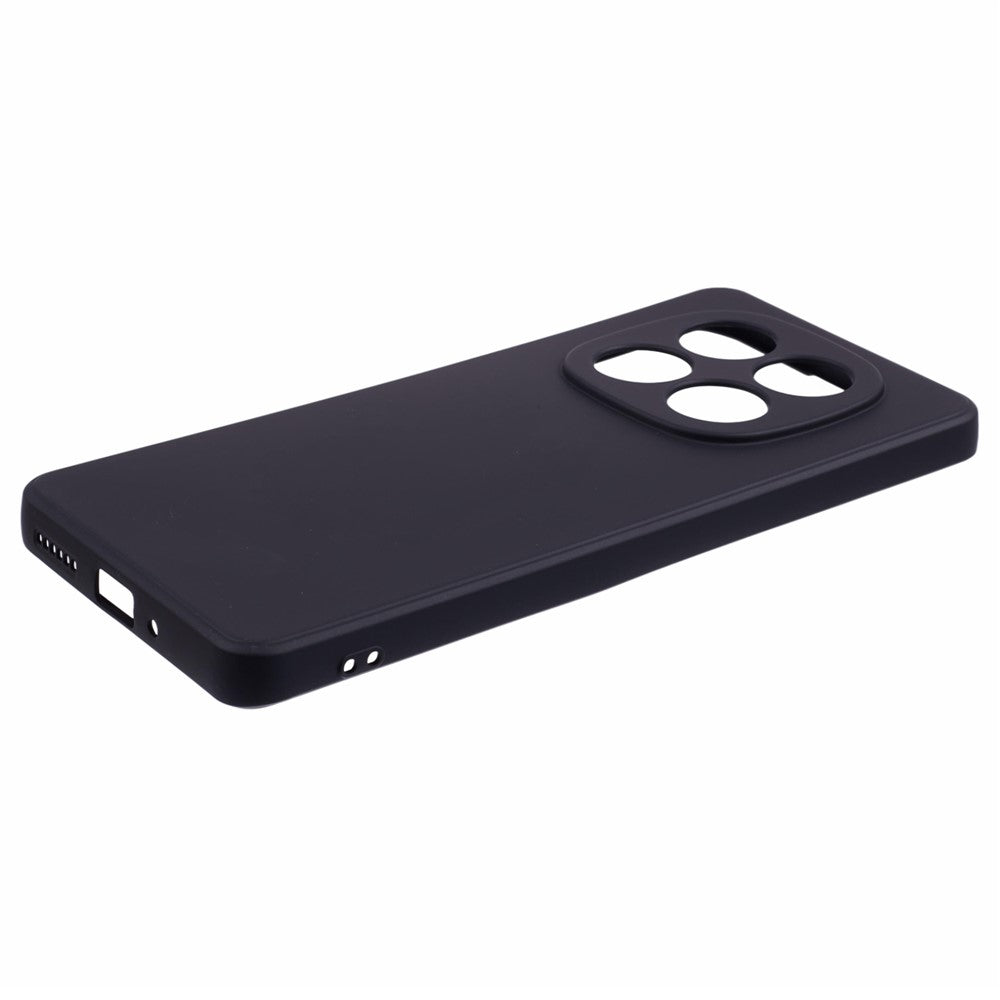 For Xiaomi Poco M8 5G / Redmi Note 15 5G (Global) Case TPU Back Soft Anti-Scratch Fiber Lining Phone Cover - Black