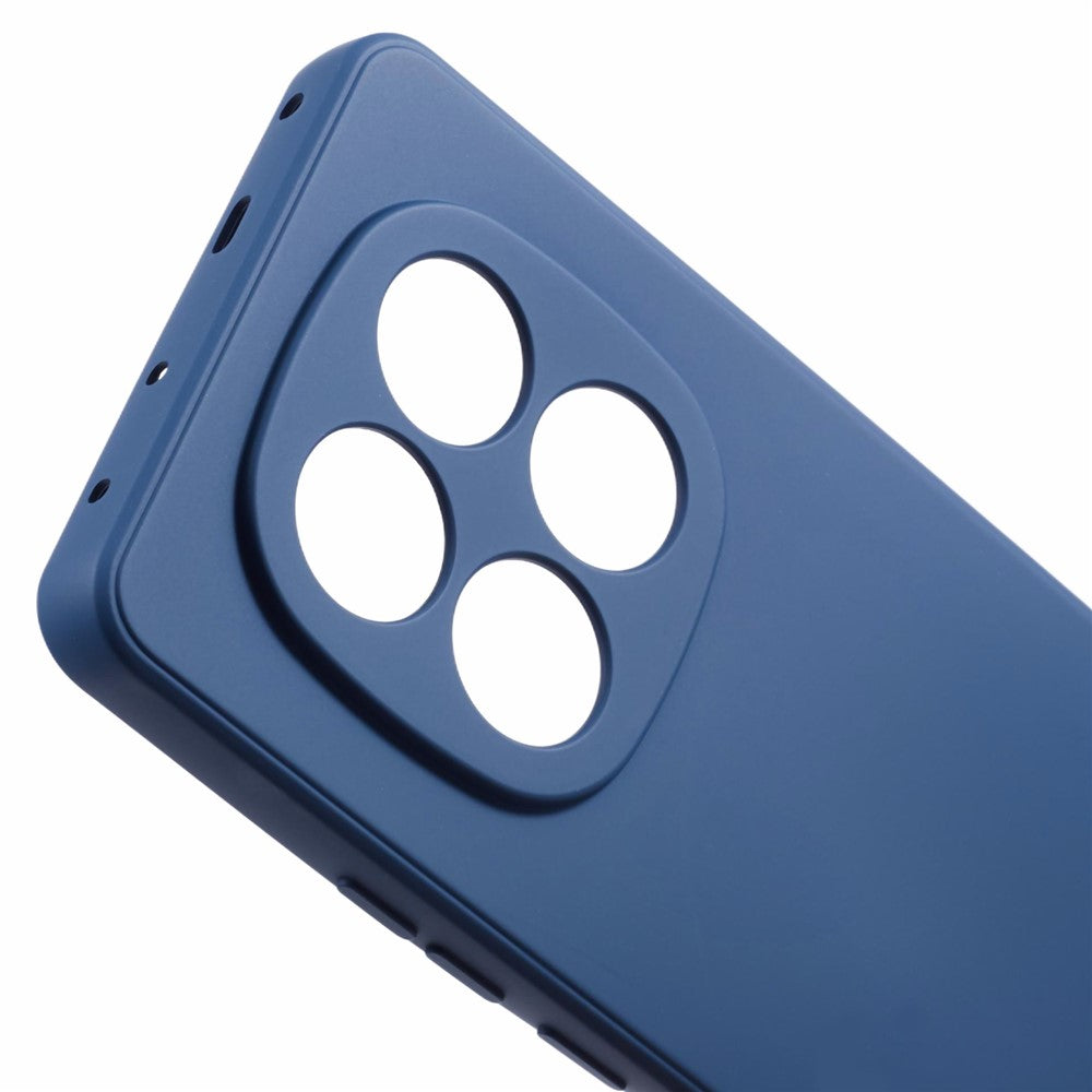 For Xiaomi Poco M8 5G / Redmi Note 15 5G (Global) Case TPU Back Soft Anti-Scratch Fiber Lining Phone Cover - Sapphire