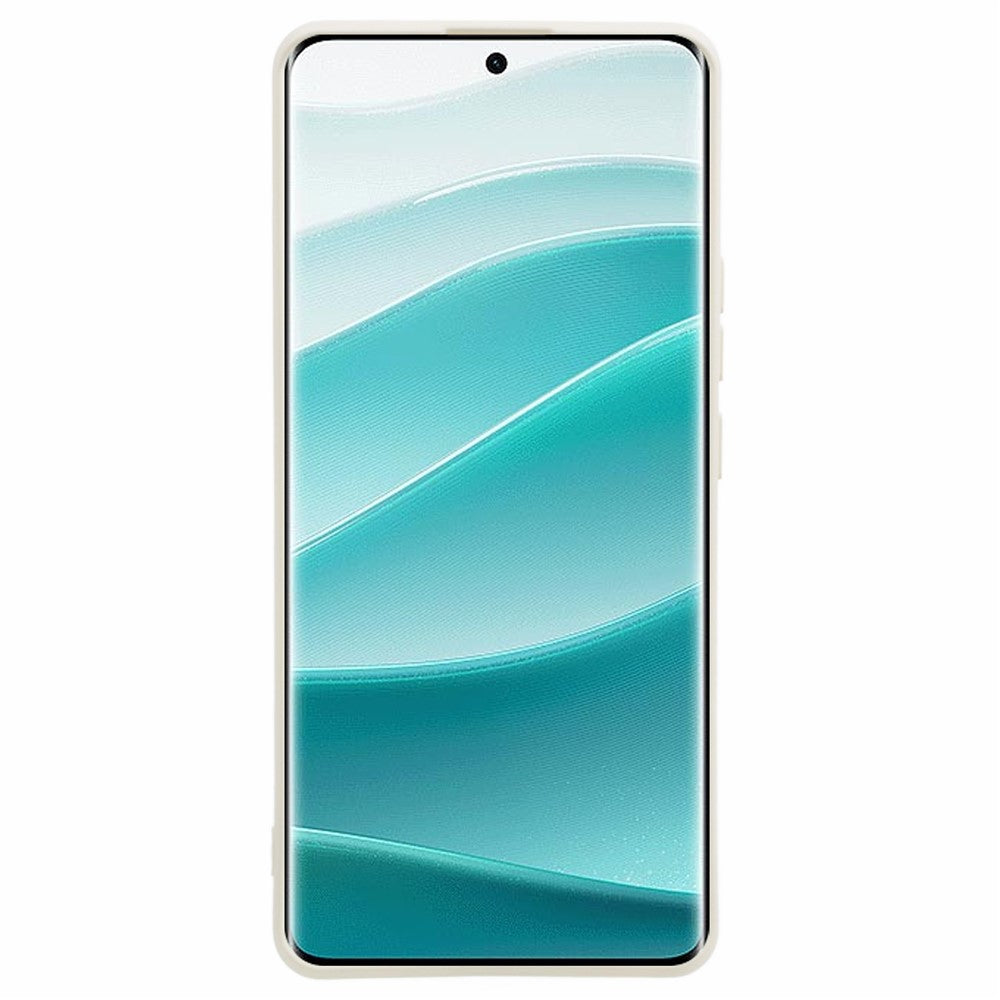 For Xiaomi Poco M8 5G / Redmi Note 15 5G (Global) Case TPU Back Soft Anti-Scratch Fiber Lining Phone Cover - White