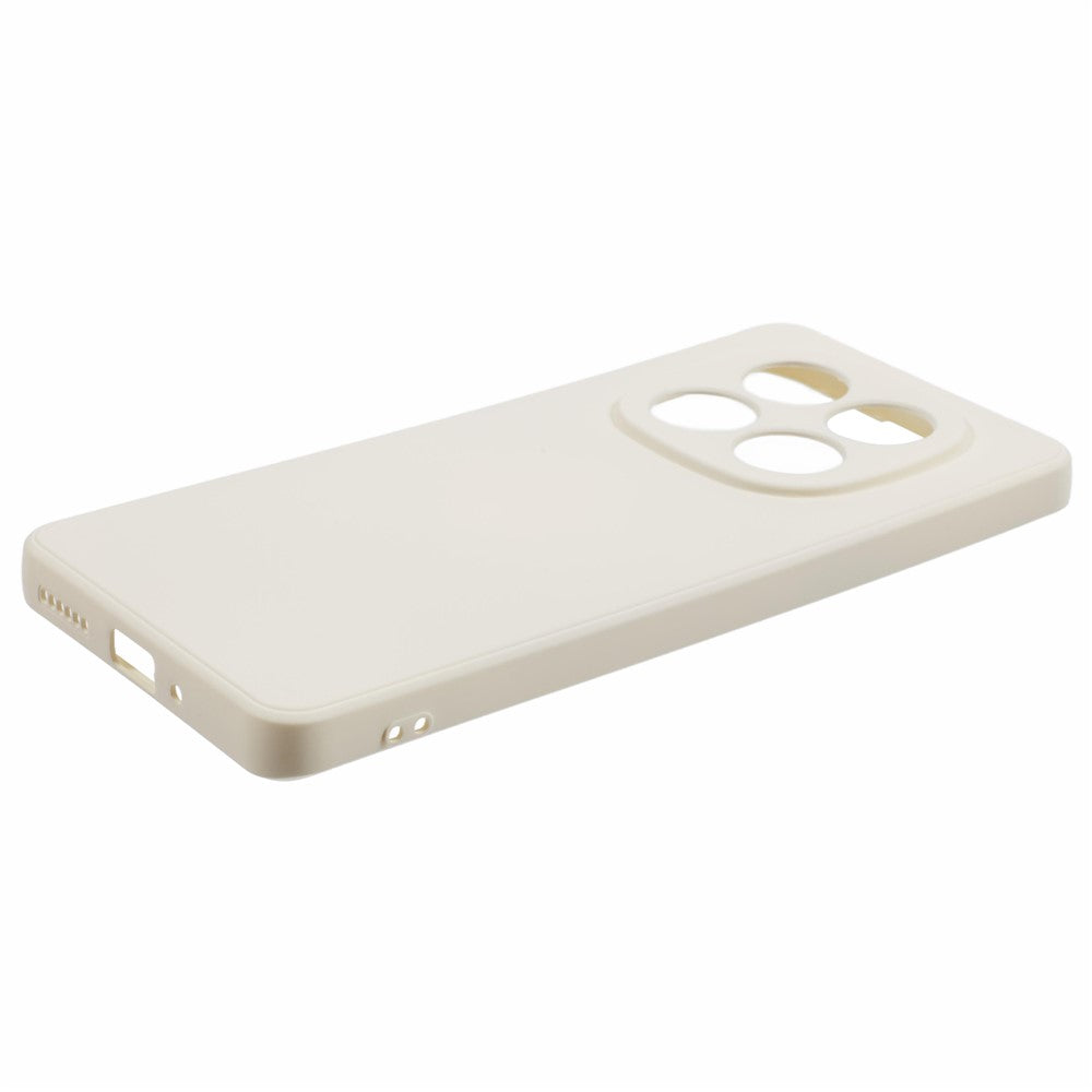 For Xiaomi Poco M8 5G / Redmi Note 15 5G (Global) Case TPU Back Soft Anti-Scratch Fiber Lining Phone Cover - White