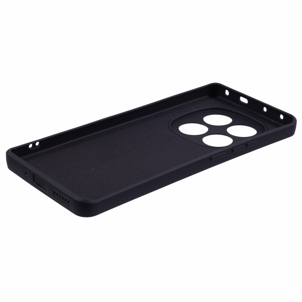 For Xiaomi Redmi Note 15 Pro 5G (Global) Case TPU Back Soft Anti-Scratch Fiber Lining Phone Cover - Black