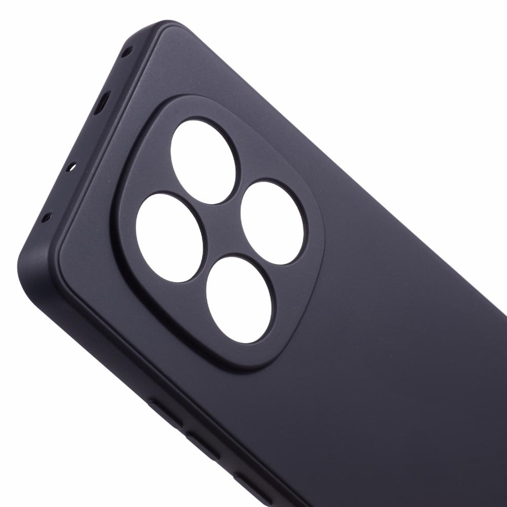 For Xiaomi Redmi Note 15 Pro 5G (Global) Case TPU Back Soft Anti-Scratch Fiber Lining Phone Cover - Black