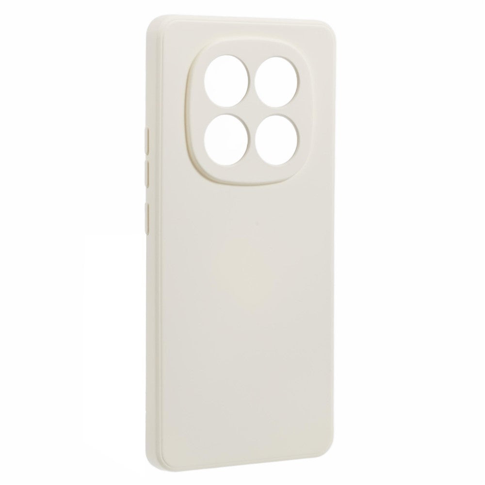 For Xiaomi Redmi Note 15 Pro 5G (Global) Case TPU Back Soft Anti-Scratch Fiber Lining Phone Cover - White