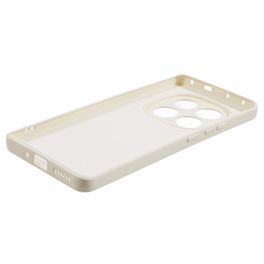 For Xiaomi Redmi Note 15 Pro 5G (Global) Case TPU Back Soft Anti-Scratch Fiber Lining Phone Cover - White