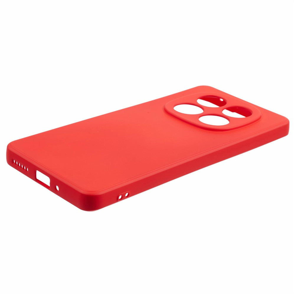 For Xiaomi Redmi Note 15 Pro 5G (Global) Case TPU Back Soft Anti-Scratch Fiber Lining Phone Cover - Red