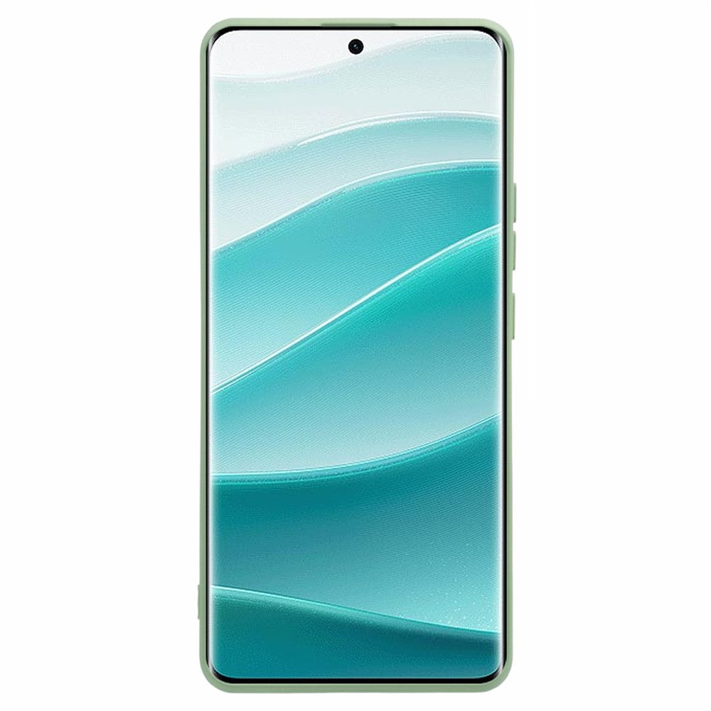 For Xiaomi Redmi Note 15 Pro 5G (Global) Case TPU Back Soft Anti-Scratch Fiber Lining Phone Cover - Matcha Green
