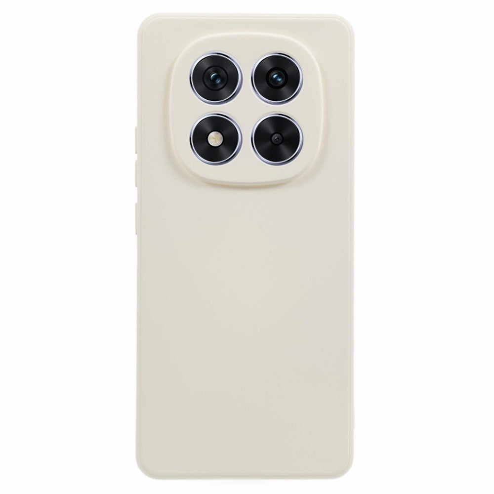 For Xiaomi Poco M8 Pro 5G / Redmi Note 15 Pro+ 5G (Global) Case TPU Back Soft Anti-Scratch Fiber Lining Phone Cover - White