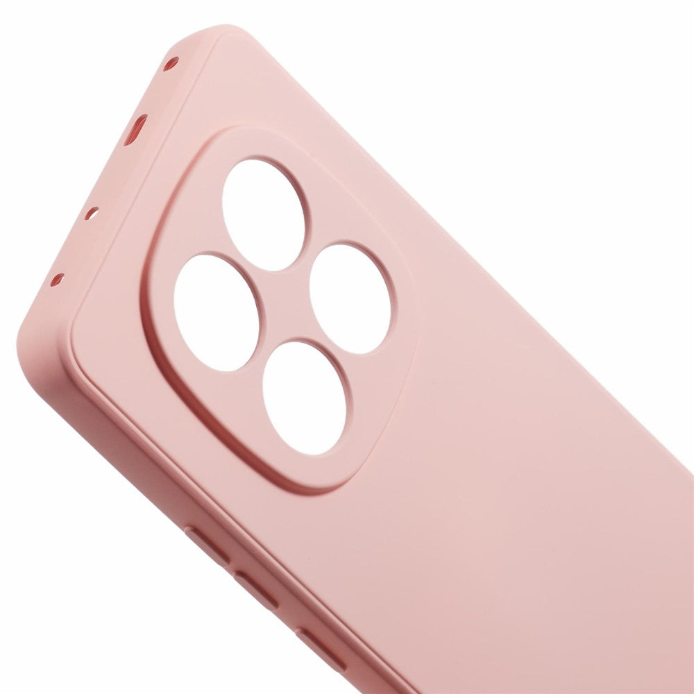 For Xiaomi Poco M8 Pro 5G / Redmi Note 15 Pro+ 5G (Global) Case TPU Back Soft Anti-Scratch Fiber Lining Phone Cover - Pink