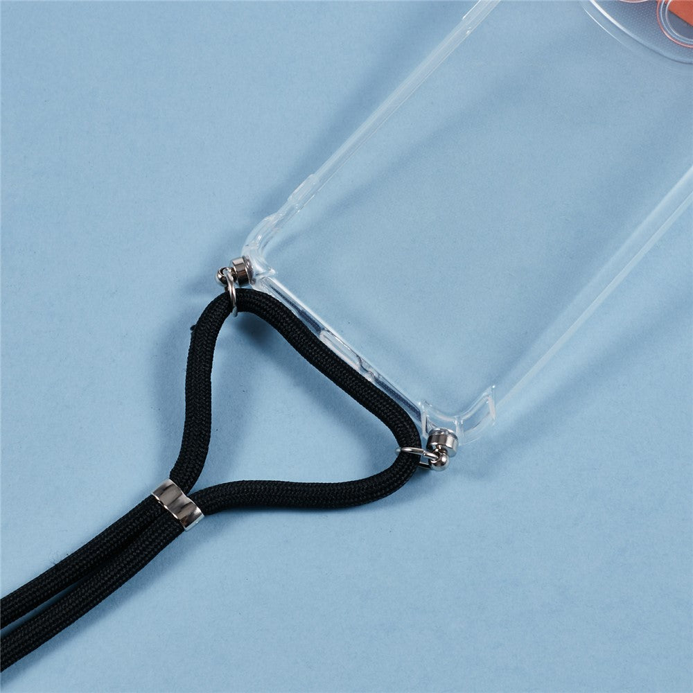 For Xiaomi Poco M8 Pro 5G / Redmi Note 15 Pro+ 5G (Global) Case Reinforced Corner TPU Clear Phone Cover with Lanyard