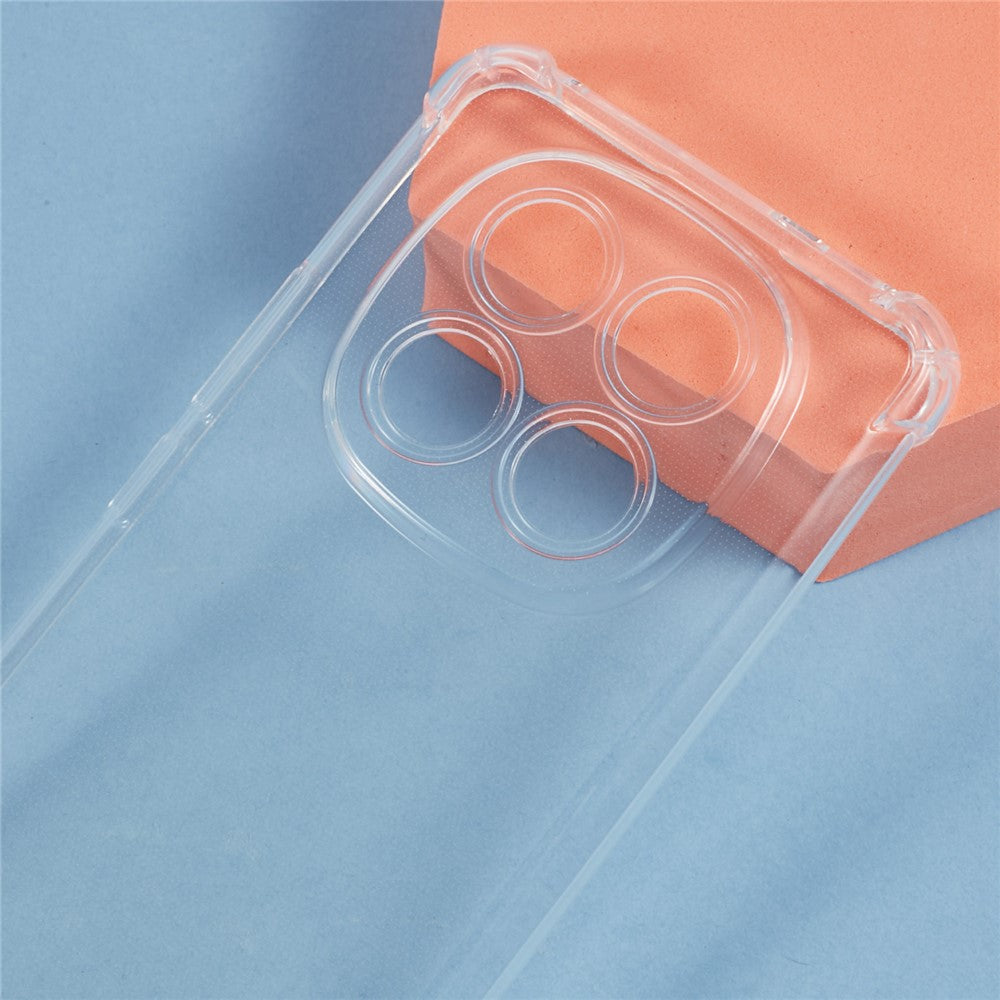 For Xiaomi Poco M8 Pro 5G / Redmi Note 15 Pro+ 5G (Global) Case Reinforced Corner TPU Clear Phone Cover with Lanyard