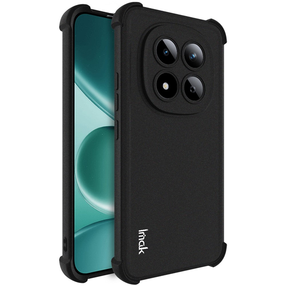 IMAK For Xiaomi Redmi Note 15 Pro 5G (Global) Case TPU Phone Cover Airbag Shockproof Protection - Matte Black