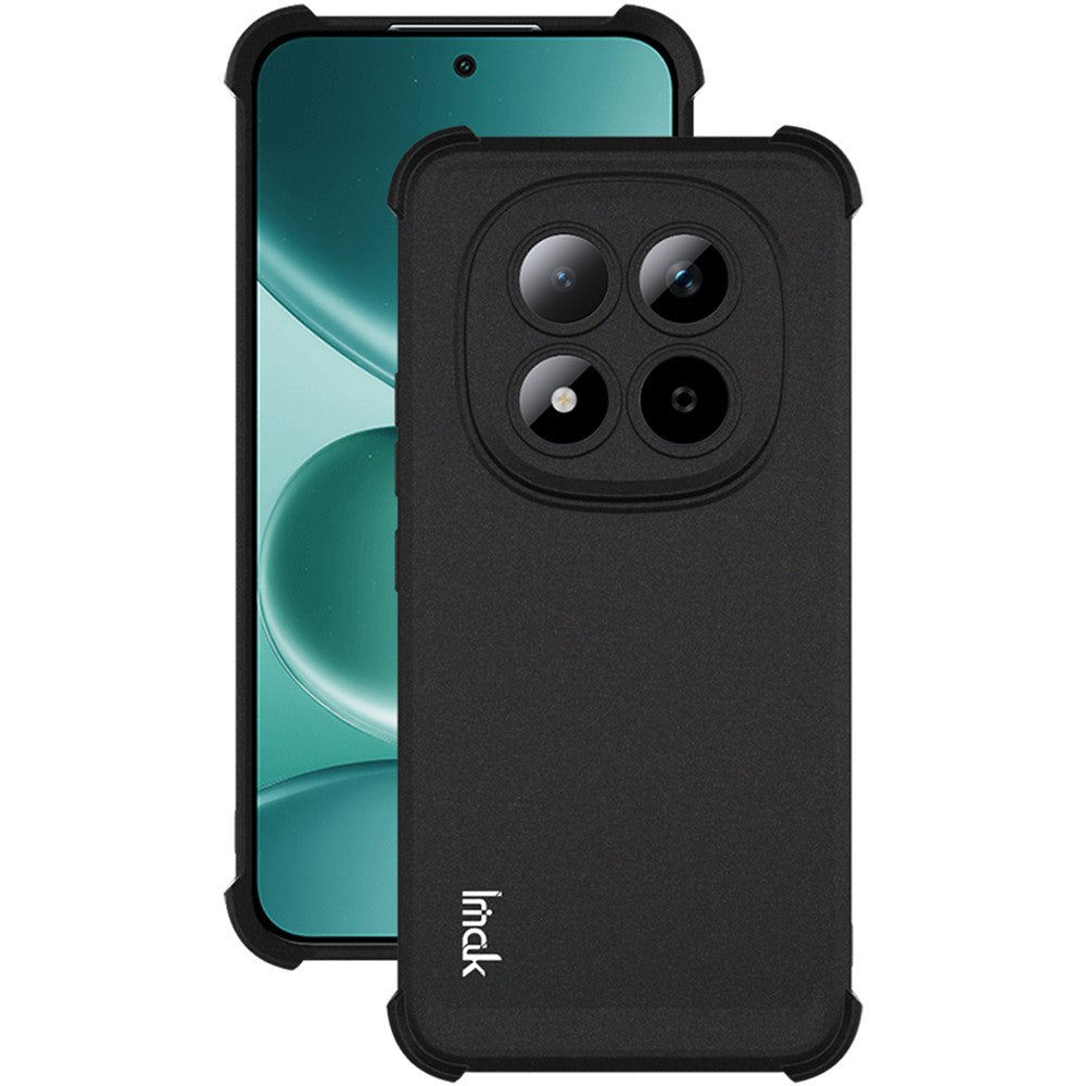 IMAK For Xiaomi Redmi Note 15 Pro 5G (Global) Case TPU Phone Cover Airbag Shockproof Protection - Matte Black